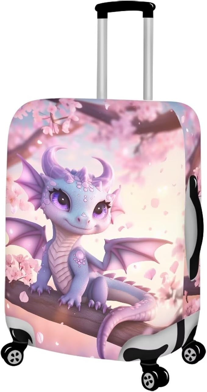 Dragon Suitcase Cover Elastic Thickness Travel Luggage Protector - Image 2