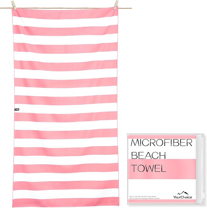 Your Choice Microfiber Quick Dry Sand-Free Beach Towel by YourChoice
