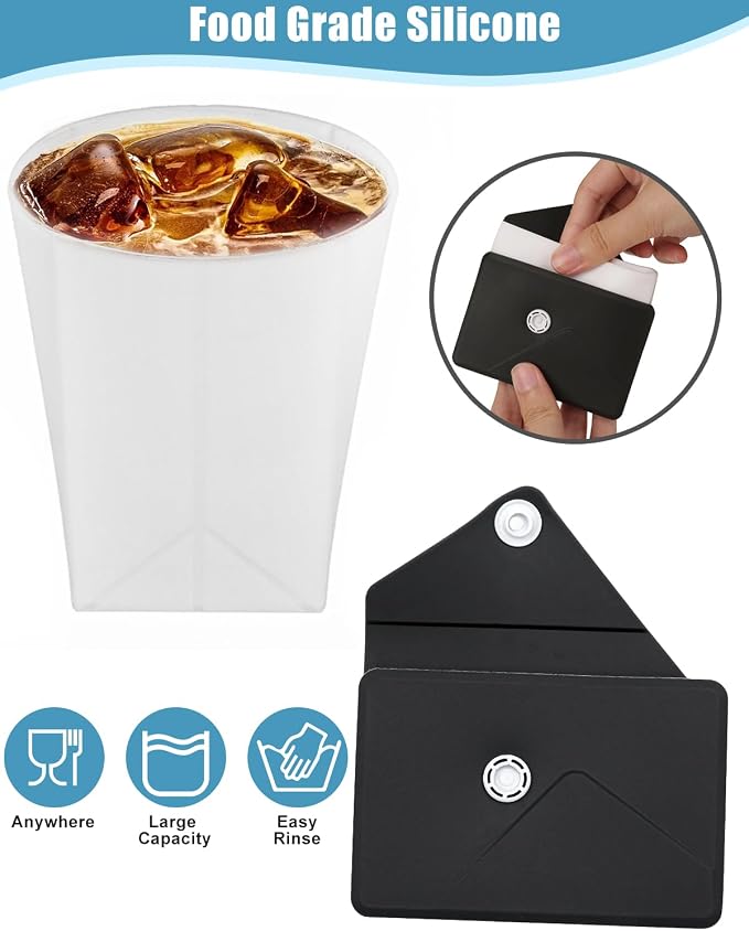 Collapsible Cup Silicone Foldable Water Cup, Collapse Water Bottles - Image 3