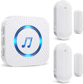 SanJie Wireless Door Chime Sensor, When Door Opens, Entry Alarm by SANJIEGuardSecurity