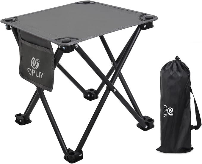 Opliy Camping Stool, Folding Small Chair Portable Camp Stool by Opliy
