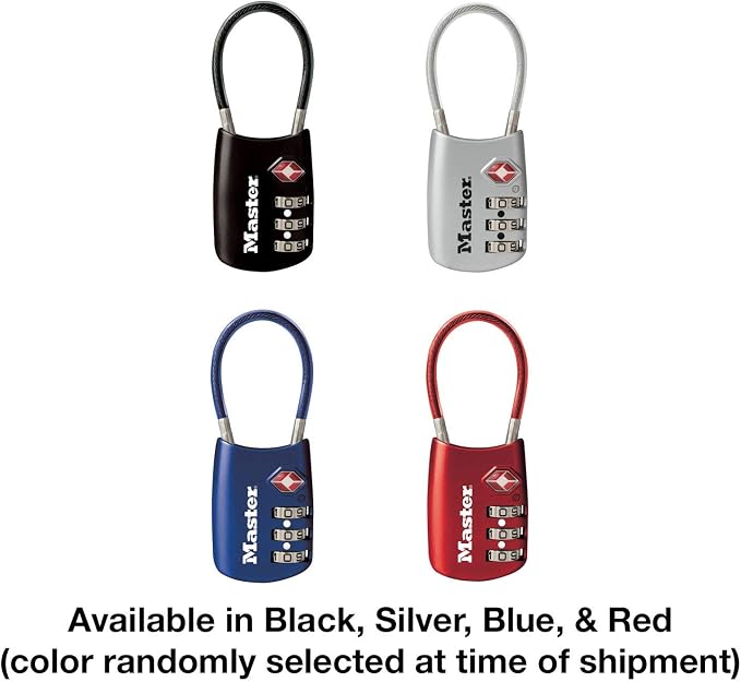 Master Lock TSA Set Your Own Combination Luggage Lock, TSA Approved Lock - Image 5