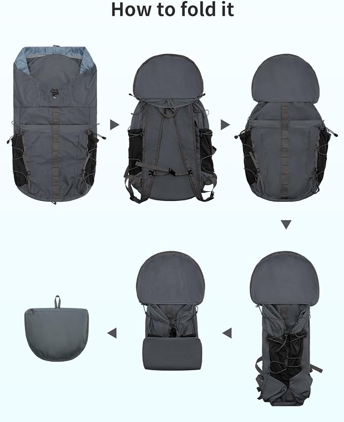 Blue Quartz Hiking Backpack 30L Lightweight Packable Backpack - Image 9