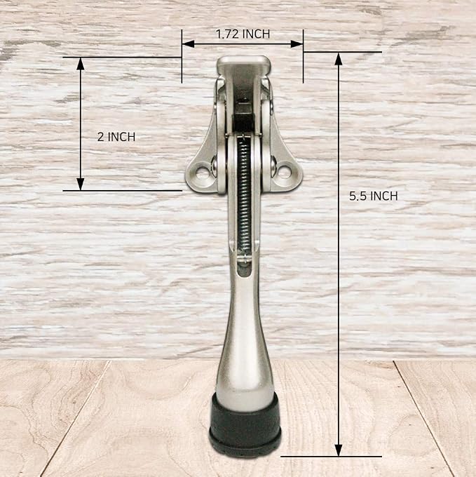 Door Stopper, One-Touch semi-Automatic Metal Door Stopper, - Image 5