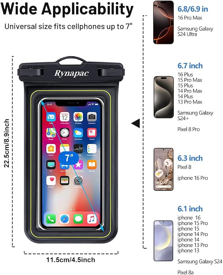 IP68 Waterproof Phone Pouch, Floating Waterproof Phone Case - Image 6