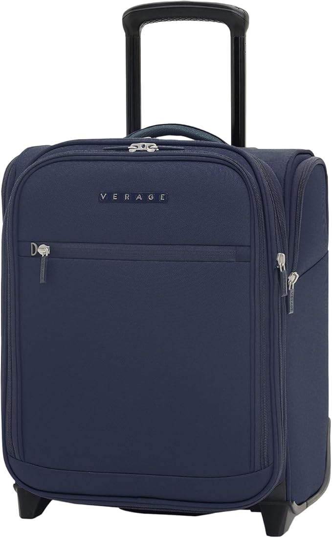 Verage Under Seat Luggage with Wheels, Softside Expanable Small Suitcase Carry by VERAGE