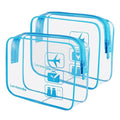 Lermende 2pcs Clear Toiletry Bag TSA Approved Travel Bag, Carry On by Lermende