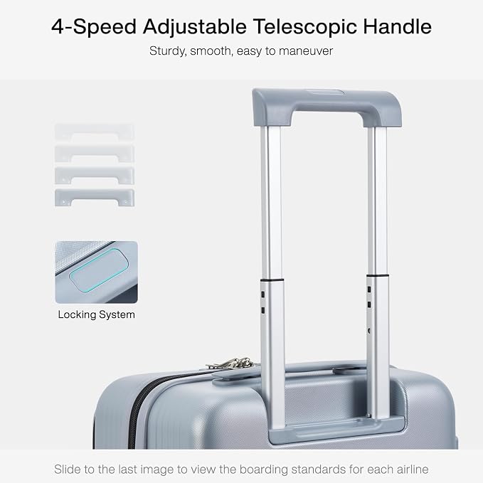 Hanke Grace Carry On Luggage - Image 8