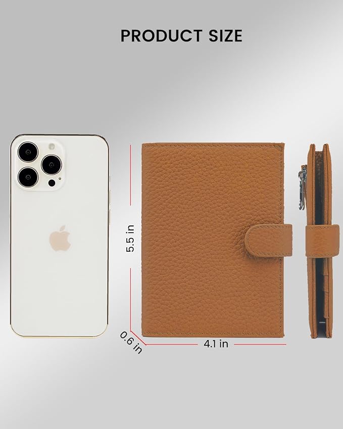 RFID Passport Holder Travel Wallet Compact - Image 5
