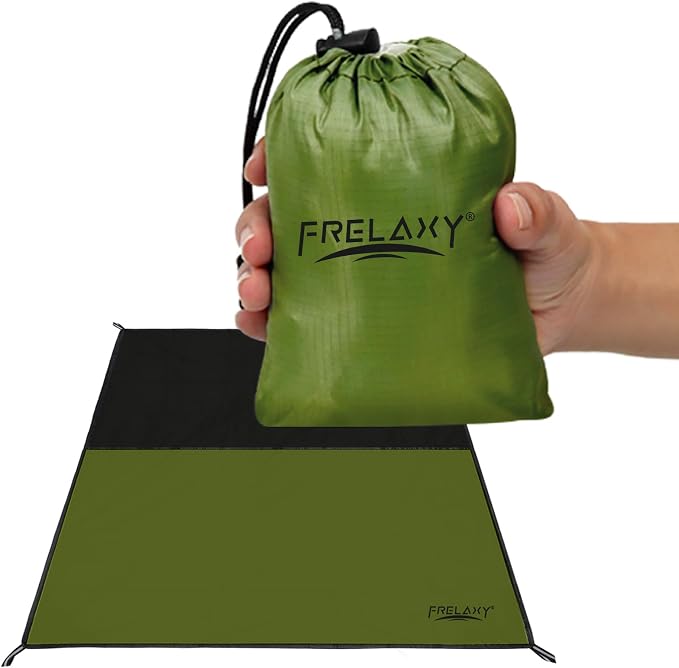 Frelaxy Pocket Picnic Blanket, Waterproof Sandproof Beach Mat, Compact Camping by Frelaxy