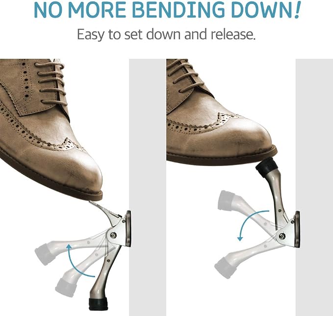 Door Stopper, One-Touch semi-Automatic Metal Door Stopper, - Image 2