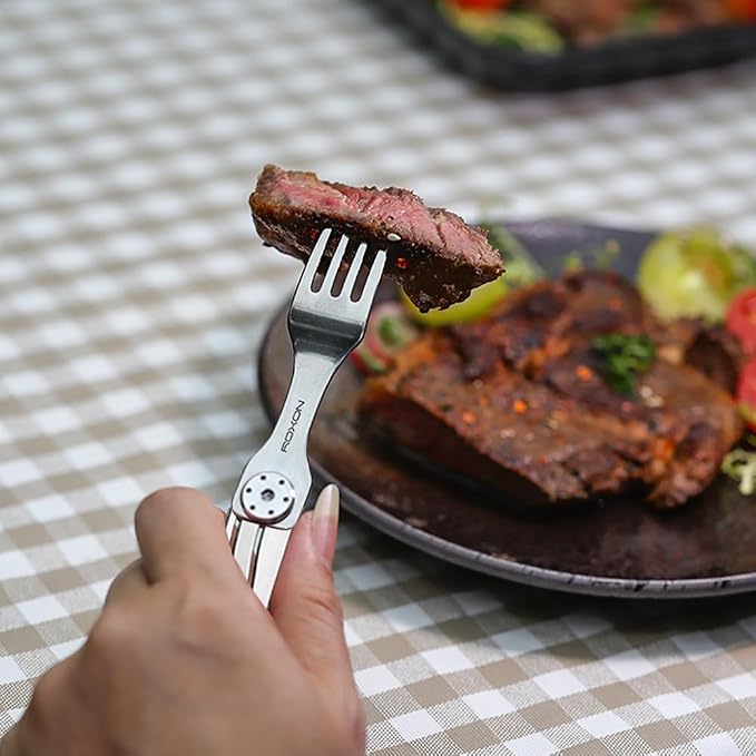 Roxon C2 Camping Utensil 2 in 1 Detachable Folding Cutlery - Image 8