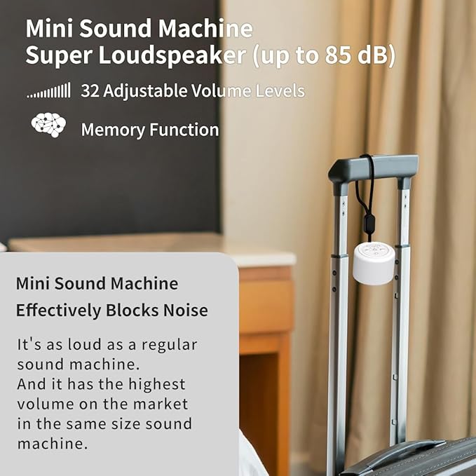 Mini Portable Sound White Noise Machine Baby Patter - Image 6