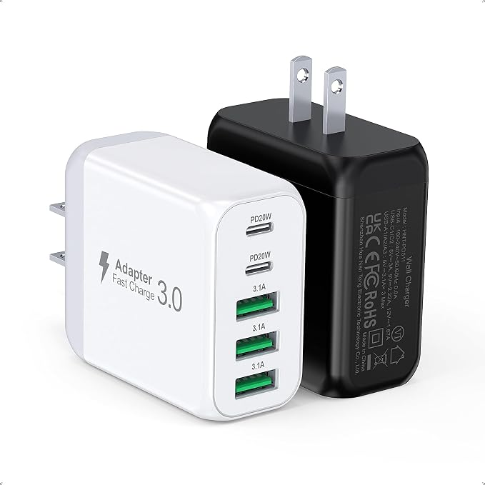 50W USB C Wall Charger Block, Galaxy S24/S23 by CSODINCE