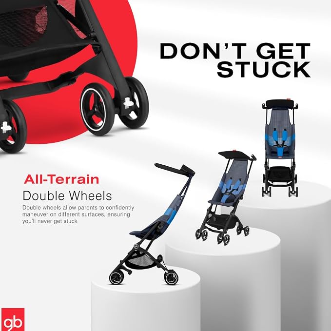 gb Pockit Air All Terrain Ultra Compact Lightweight Travel Stroller - Image 5
