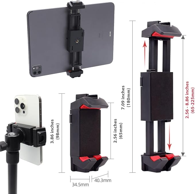 Kado Metal Portable Monitor Stand Tripod, 100x100mm 75x75mm Wall/Arm Mount - Image 6