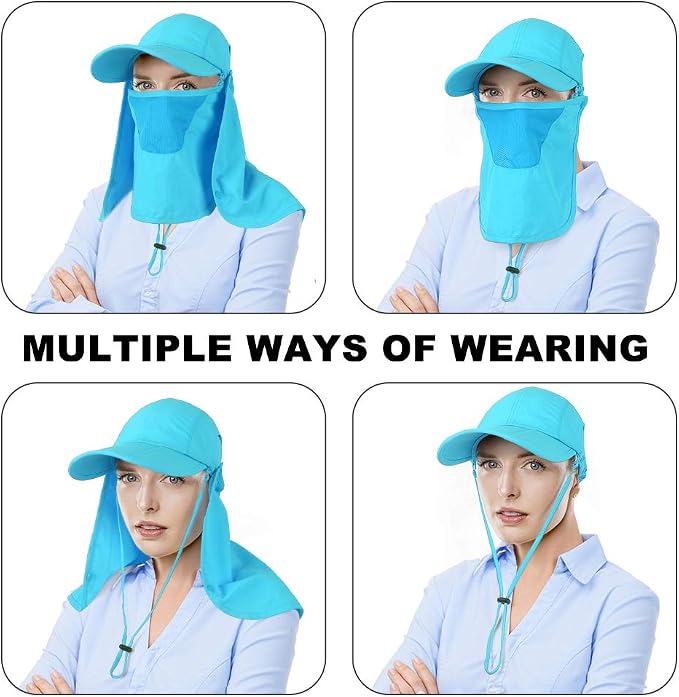 Foldable Sun Cap, Fishing Hats, UPF 50+ Protection Caps - Image 4