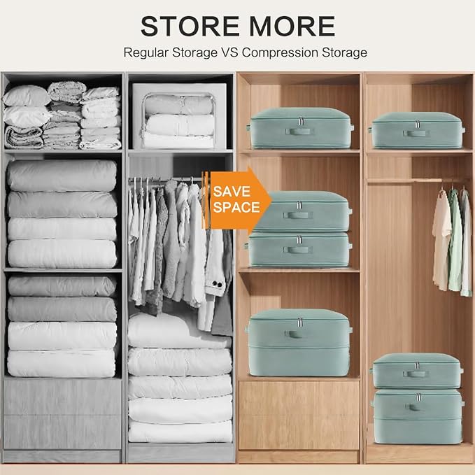 Ultra Space Saving Self Compression Storage Bags - Image 5