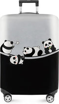 ANNA QUEEN Panda Family Luggage Cover, Cute Panda Design Suitcase Protector by ANNAQUEEN