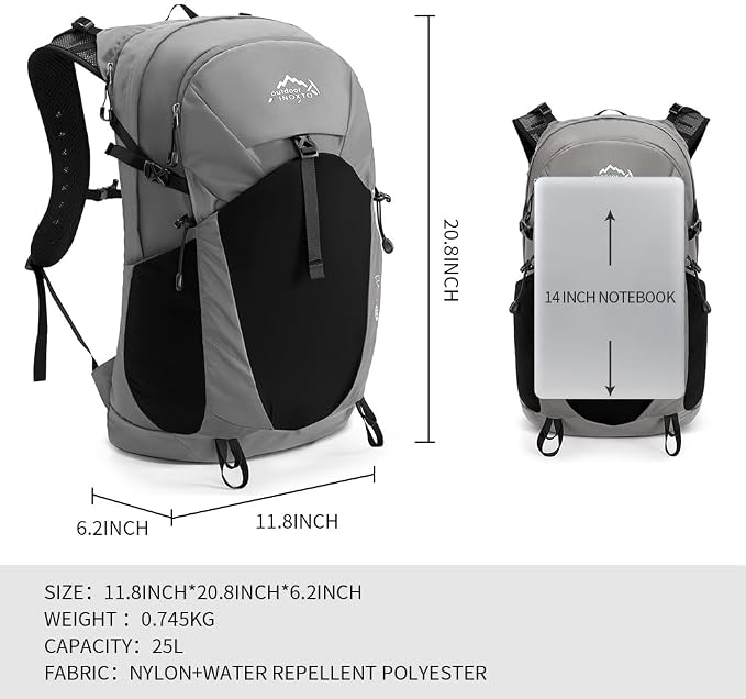 Hiking Hydration Backpack with 3l Water Bladder - Image 3