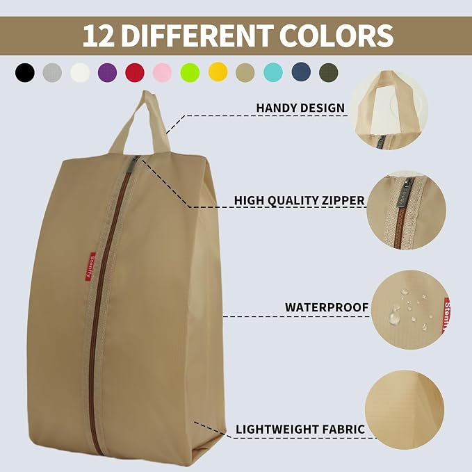 6pcs Portable Shoe Organizer, Travel Pouches - Image 4