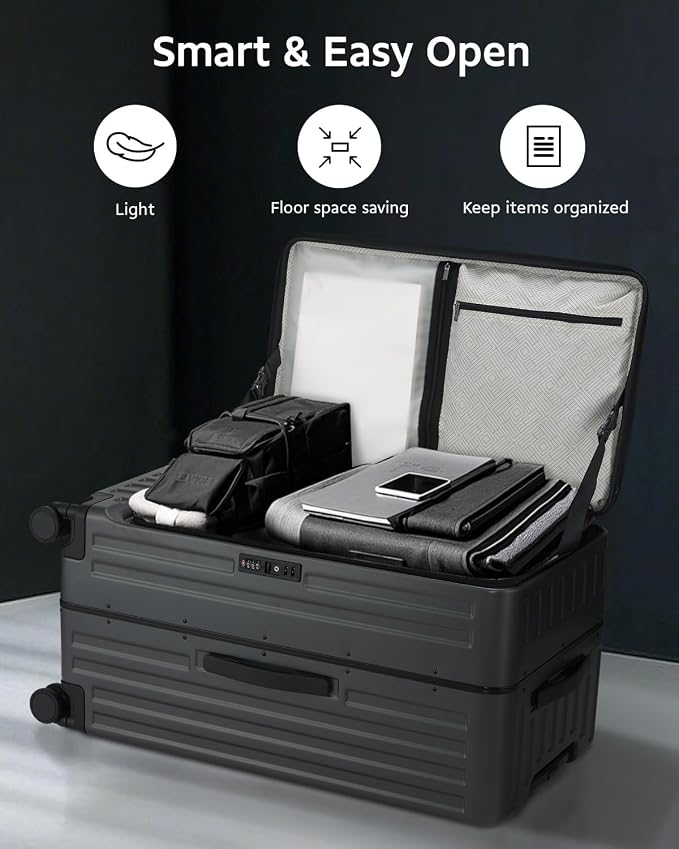Checked Luggage, Large Suitcase 29 Inch Trunk Luggage - Image 3