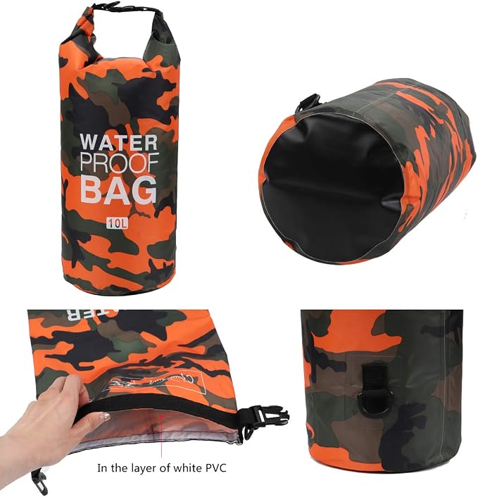 Waterproof Dry Bag 2L/5L/10L/15L/20L/30L, Roll Top Sack Keeps Gear Dry - Image 4