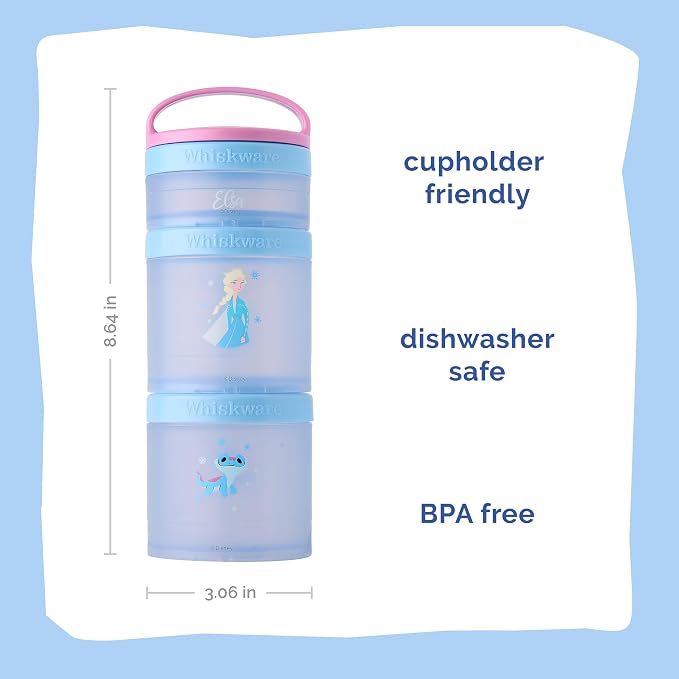 Whiskware Disney Princess Frozen, Stackable Snack Containers - Image 2
