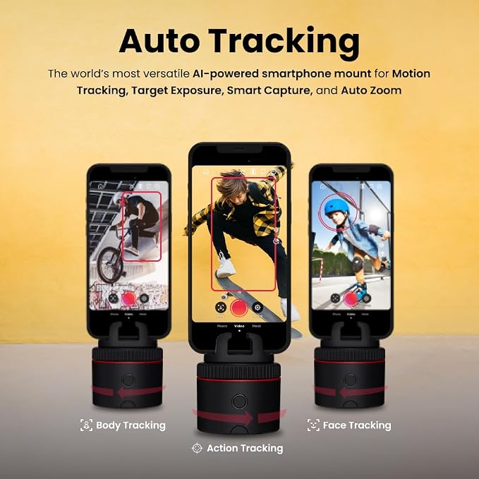 Pivo Pod Classic Auto Face Tracking Phone Holder, 360° Rotation, Content - Image 2