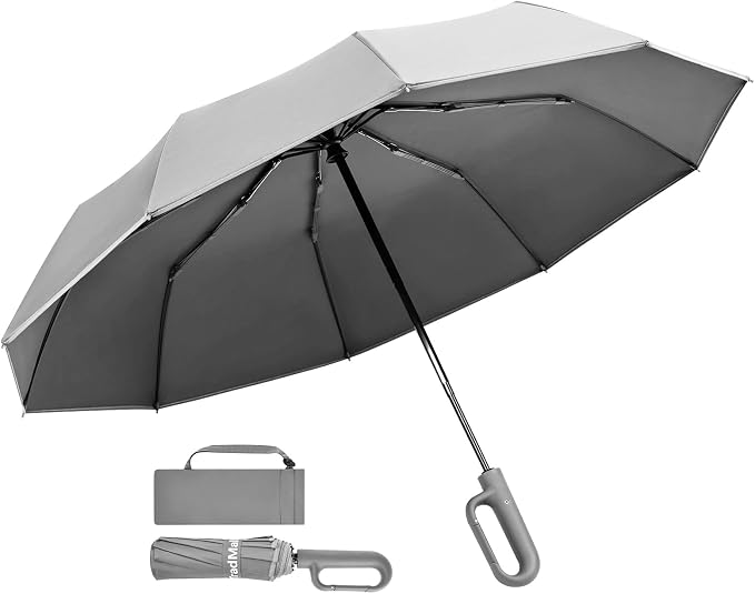 TradMall Travel Umbrella, 280T Fabric Windproof Automatic Portable Compact by TradMall