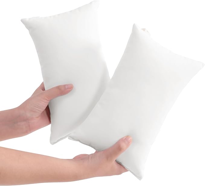 NTBAY Tiny Pillows, Down Alternative 7"x11" Microfiber Mini Pillow by NTBAY