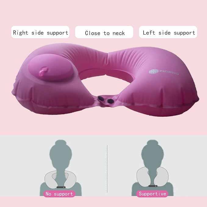 Inflatable Travel Pillow for Sleeping Airplane - Image 5