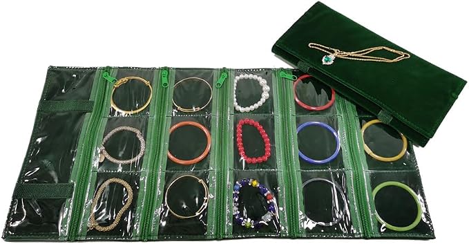 Travel Jewelry Roll Bag Portable Organizer Pouch - Image 4