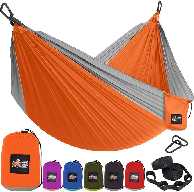 GORILLA GRIP Durable Portable Camping Hammock, Holds 400lbs by GorillaGrip