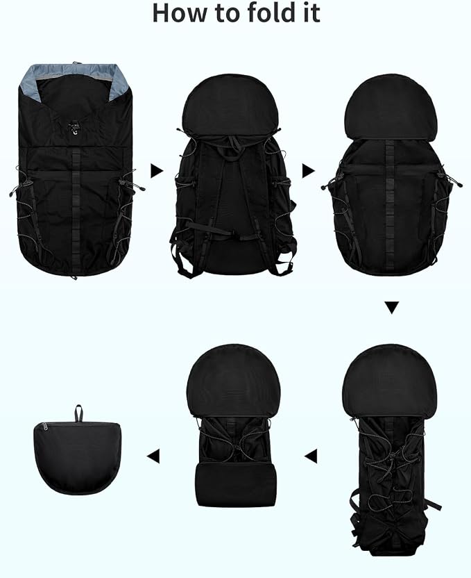 Blue Quartz Hiking Backpack 30L Lightweight Packable Backpack - Image 9