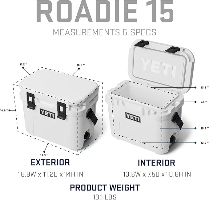 YETI Roadie 15 Hard Cooler - Image 6