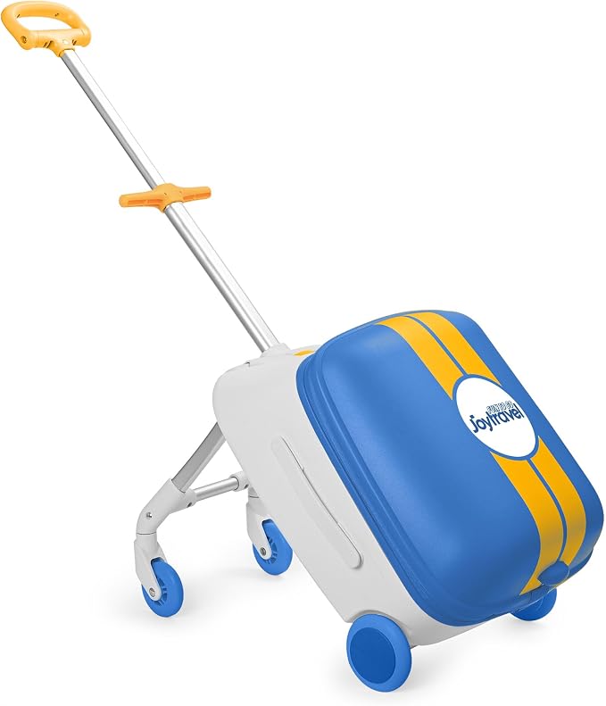 Kids Ride-on Luggage with Spinner Wheels Suitcase, Kid's Ride-On Suitcase Help - Image 3