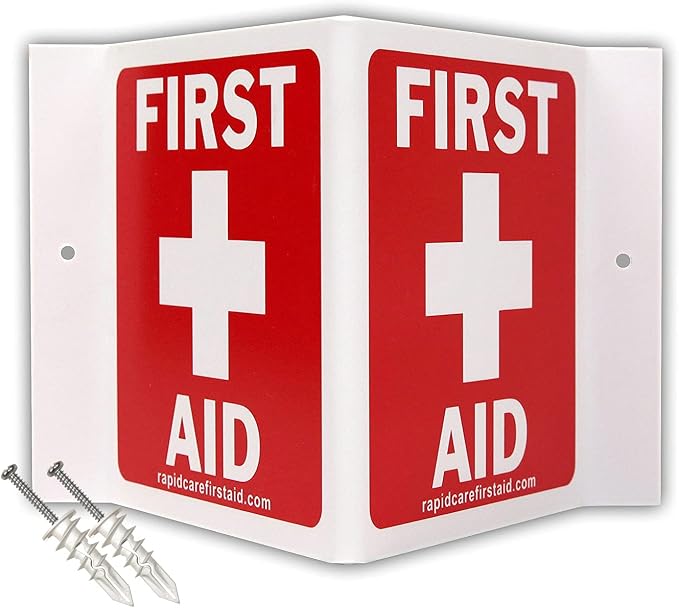 Rapid Care First Aid 80098 3 Shelf All Purpose First Aid Kit Cabinet, Class A+ - Image 2