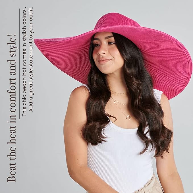 San Diego Hat Company Women's Ultrabraid X-Large Brim Hat, Adjustable Sun Hat - Image 6