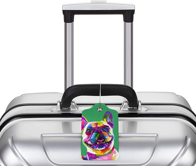 Cute French Bull Dog Luggage Tags - Image 5