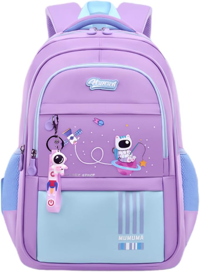 Astronaut-space Kids Backpack for Girls Elementary Middle School Backpack Book by MITOWERMI