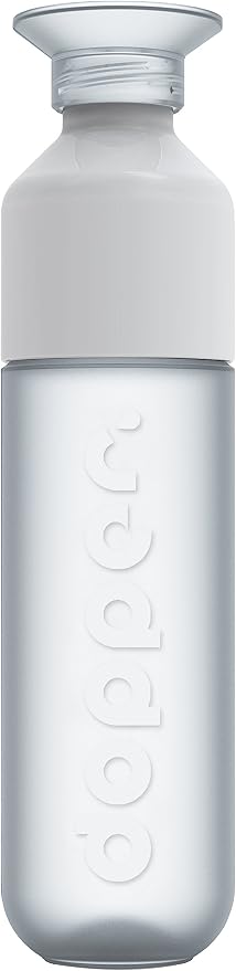 Preserve Dopper Water Bottle, 15.25 Ounce, Pure White by Preserve