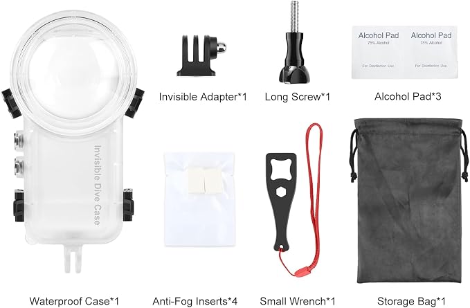 Invisible Dive Case for Insta360 X4, FotStdio Insta 360 X4 Waterproof Case - Image 8