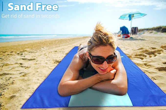 2 Pack Microfiber Lightweight Beach Towel 71"x32" Oversized Extra Large Thin - Image 4