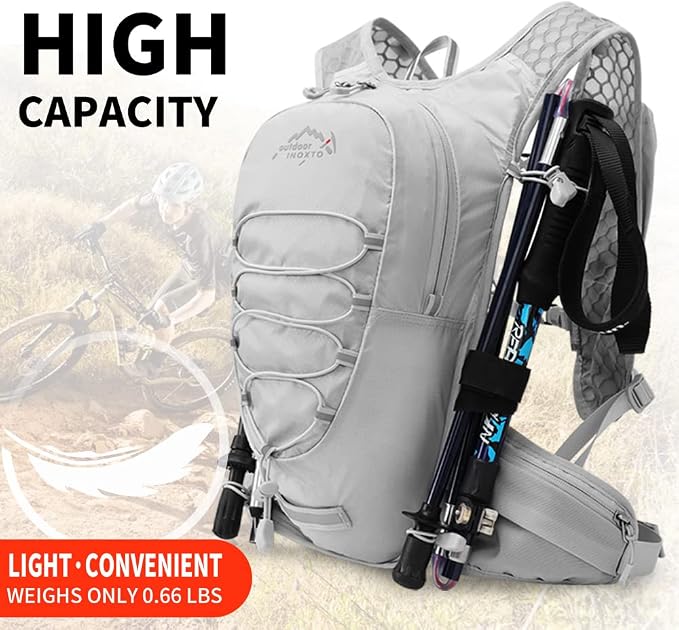Running Hydration Vest for Men Women Water Backpack for Running 3L Running - Image 6