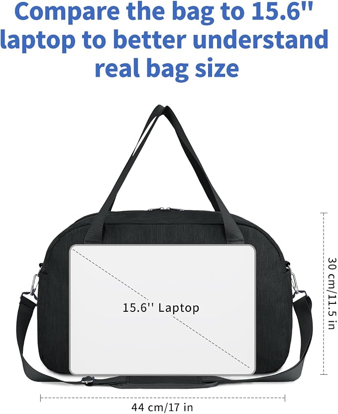 Narwey For Spirit Airlines Personal Item Bag 18x14x8, Small Duffle Bag for - Image 8