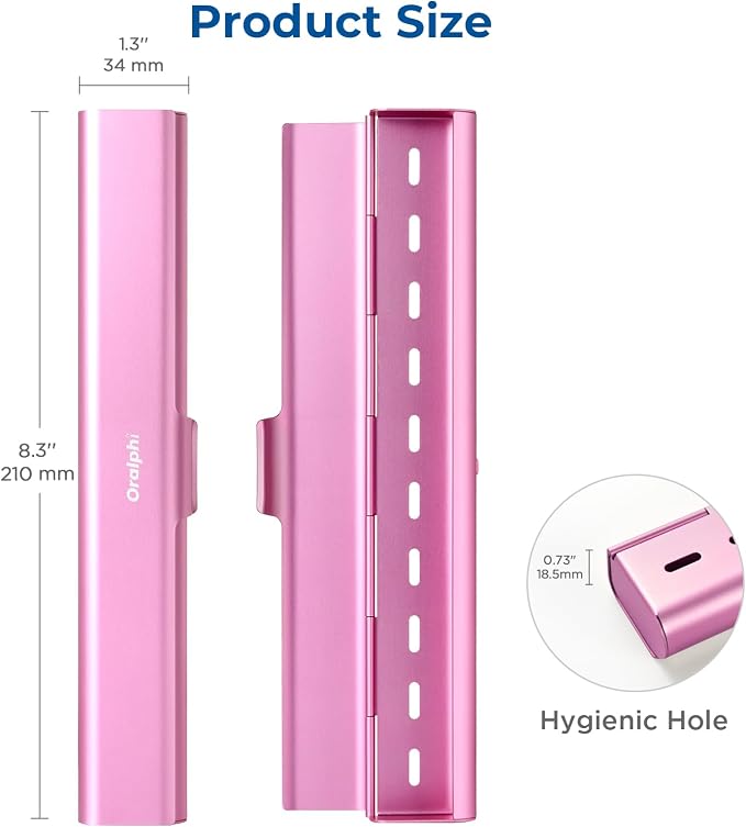 Aluminum Toothbrush Travel Case, Portable Travel Toothbrush Holder, Durable - Image 5