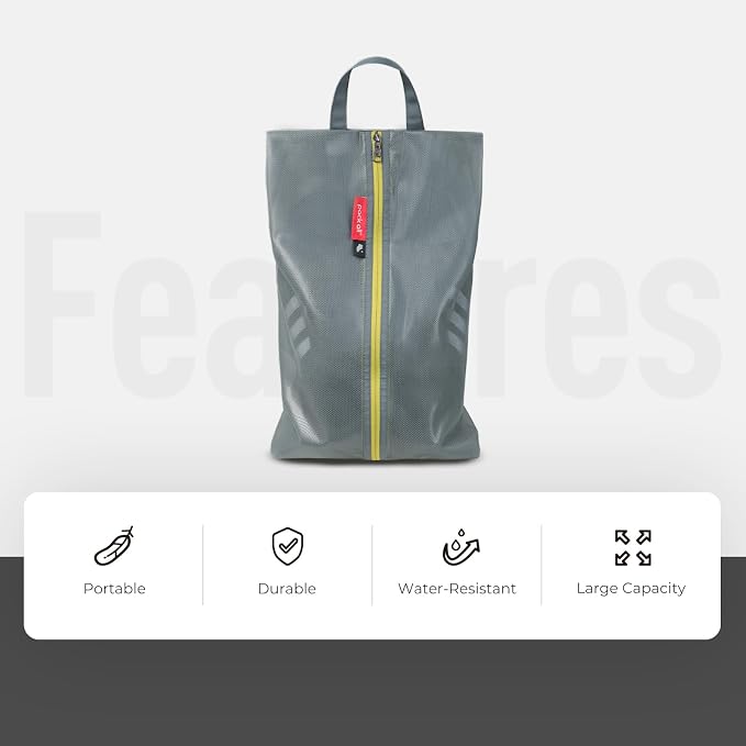 pack all Plus-Sized Shoe Bag for Travel, Water-Resistant Shoe Pouch for Gym - Image 3