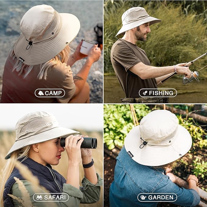 GearTOP Safari Sun Hat for Men and Sun Hats for Women UV Protection UPF 50+ - Image 6