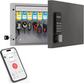 24 Key Lock Box Wall Mount, Smart Key Cabinet, use One Time Password, Fixed Code by DiDiHere